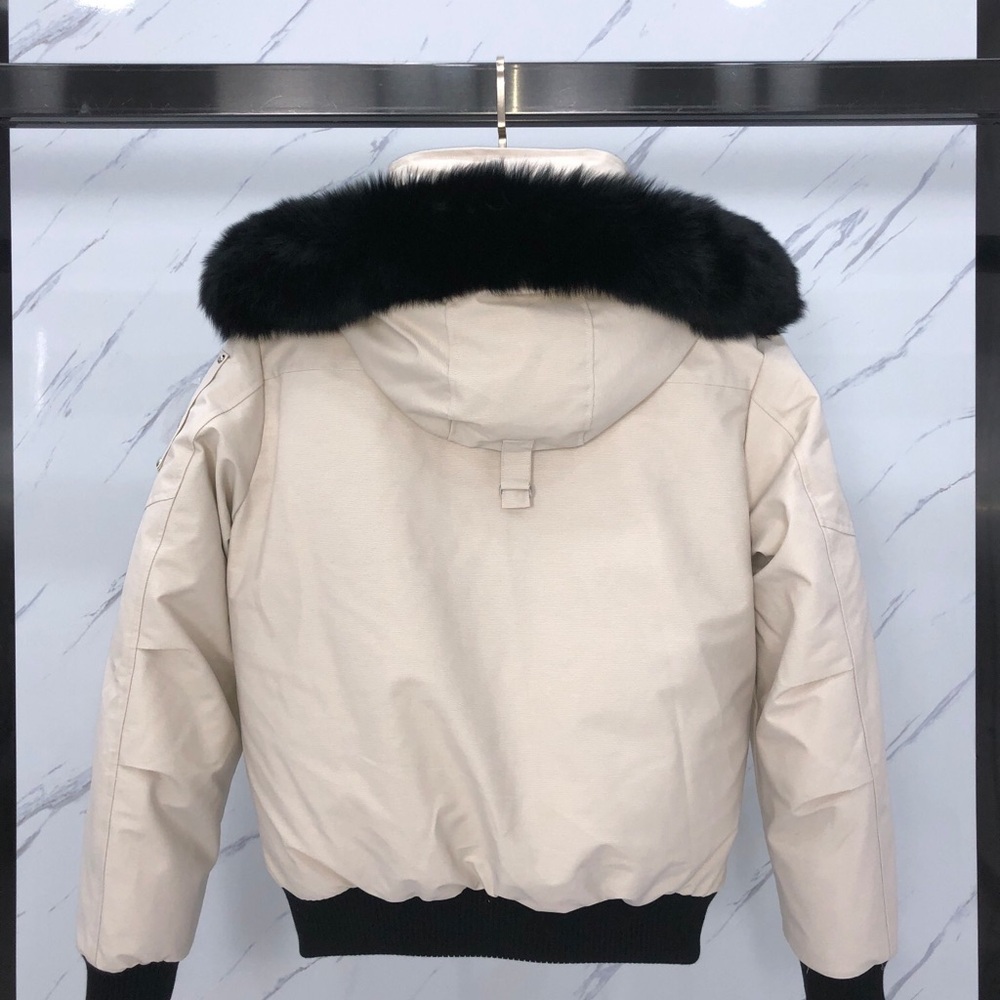 Moose Knuckles Off-White Puffer Jacket - Picture 6 of 7